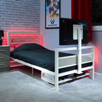 An Image of X Rocker Basecamp Gaming Bed with TV VESA Mount Black