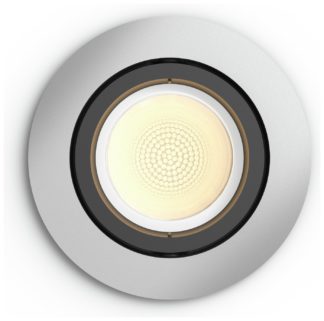 An Image of Philips Centura Hue Recessed Spotlight - Silver