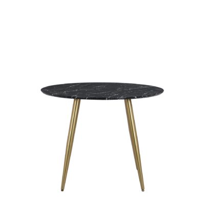 e2c2d4ea63903373c5b4fb553bcf859fee78a8b828fed4f9151e4dc4825c56fd.jpg An Image of Kendall Faux Marble Round Dining Table Black