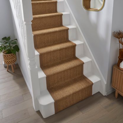 An Image of Sisal Stair Runner Sisal Natural