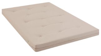 An Image of Argos Home Futon Deluxe Double Mattress - Natural