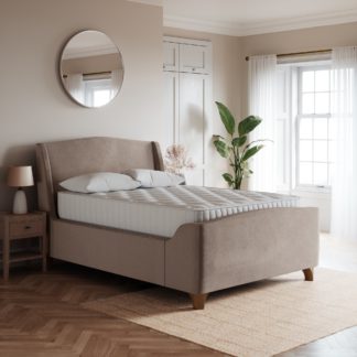 An Image of Dorma Heritage Velvet Bed Oyster (Grey)