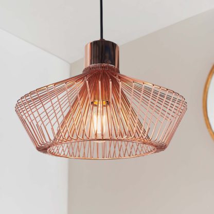 An Image of Lauris Pendant Light - Copper