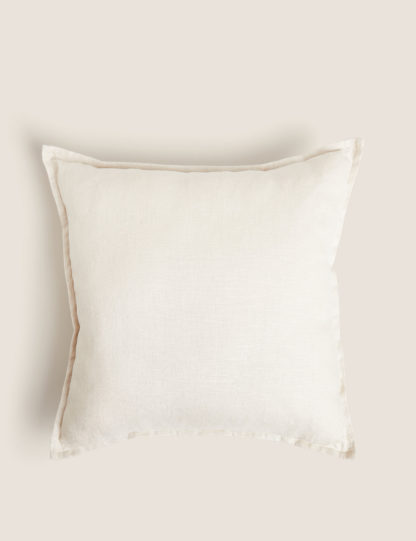 An Image of M&S Pure Linen Cushion