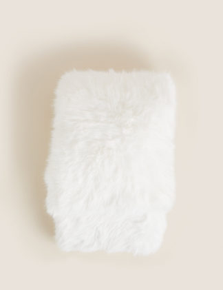 An Image of M&S Faux Fur Long Pile Throw
