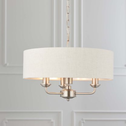 An Image of Highclere Pendant Light - 6lt Chrome