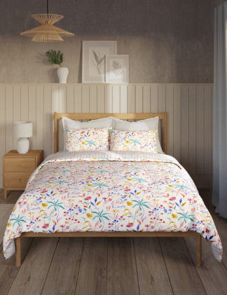 An Image of M&S Floral Bedding Set