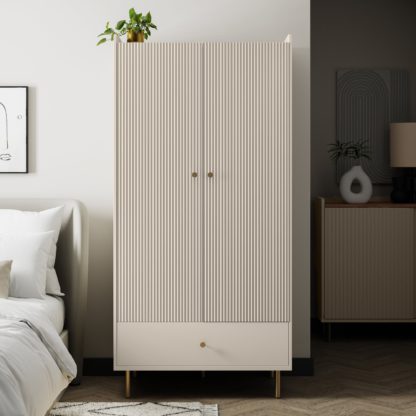 3028855a70658fcce1df2af2add1b4cbe2f4b6dc447685a274156b5ad3128062.jpg An Image of Georgi Double Wardrobe Grey Grey