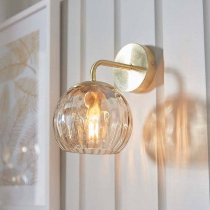 An Image of Geneva Wall Light - Brass