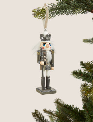 An Image of M&S Hanging Nutcracker Decoration