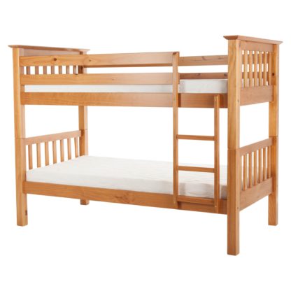 An Image of Barcelona Bunk Bed Brown