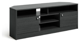 An Image of Argos Home Corners 2 Door TV Unit - Black