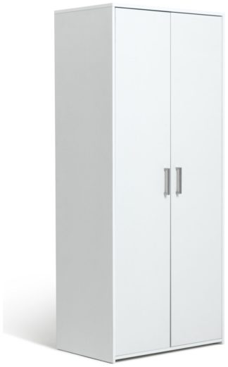 An Image of Argos Home Oslo 2 Door Wardrobe - White