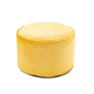 An Image of Isla Pouffe - Citrus Yellow