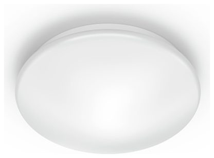 An Image of Philips Morie Indoor Luminaire Flush To Ceiling Light -White
