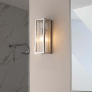 An Image of Newham Bathroom Wall Light - Chrome