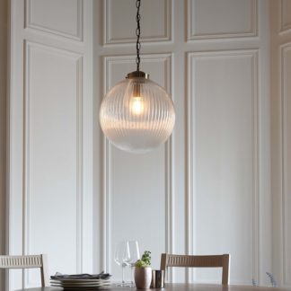 An Image of Frances Pendant Light - Brass