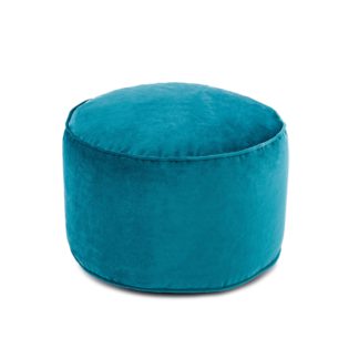 An Image of Isla Pouffe - Teal Teal (Blue)