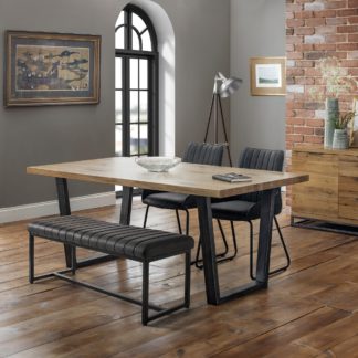 An Image of Soho Dining Bench Black