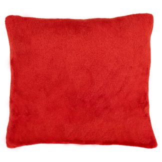 An Image of Supersoft Cushion - Red - 43x43cm