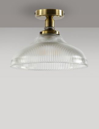 An Image of M&S Florence Flush Ceiling Light