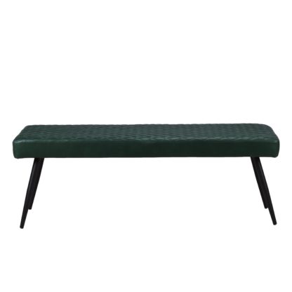 9183f98c8b27cb2f0872058815e1693eb4ba71d05fa0b26700b816ead336c2d0.jpg An Image of Montreal PU Leather Dining Bench Black