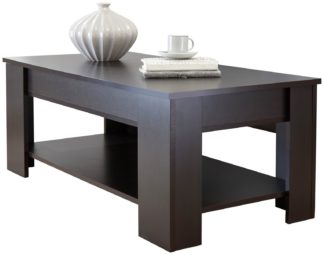 An Image of Lift Up Coffee Table - Dark Brown