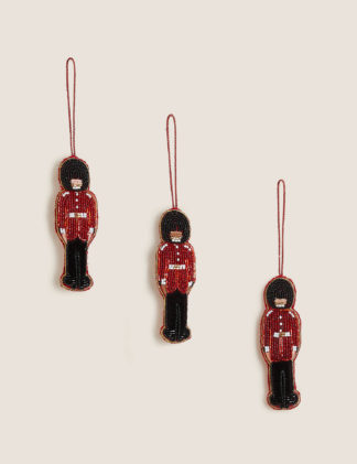 An Image of M&S 3 Pack Applique Soldier Decorations