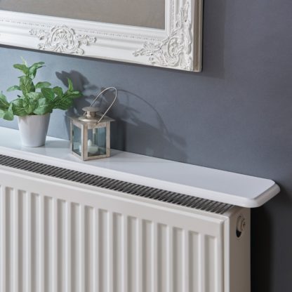 An Image of White Radiator Shelf White