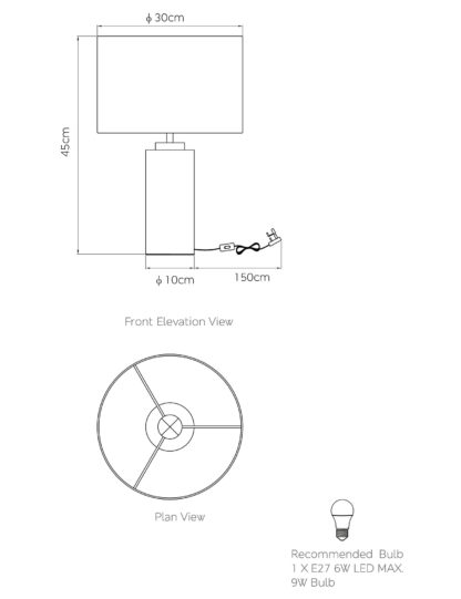 b6337945bfb7aa912186d7f4065c9ae92f3992b86ca19b77d5a6f9c329b0f58a.jpg An Image of M&S Maxwell Table Lamp
