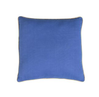 An Image of Blue Scatter Outdoor Cushion - 2 Pack - 43x43cm