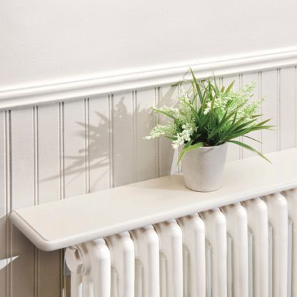 An Image of White Radiator Shelf White