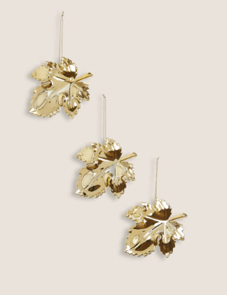An Image of Adored 3 Pack Hanging Leaf Decorations