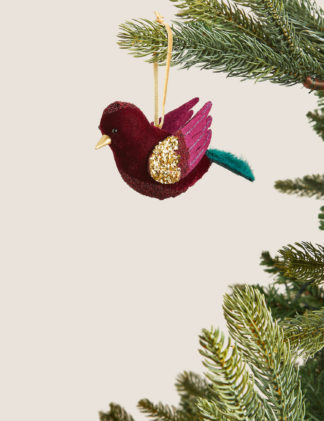 An Image of M&S Hanging Bird Decoration