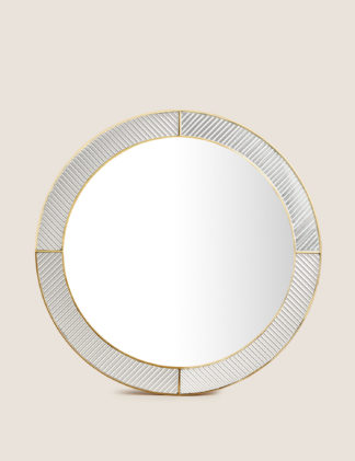 An Image of M&S Monroe Round Hanging Wall Mirror