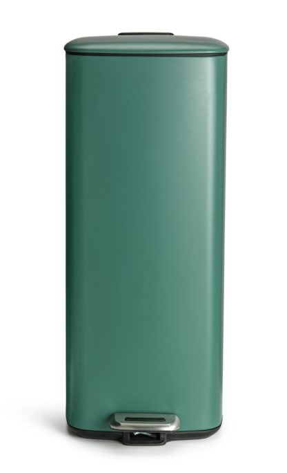 An Image of Habitat 28 Litre Square Waste Bin - Blue