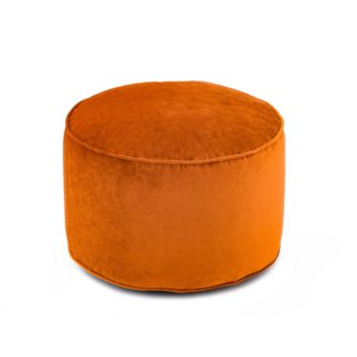 An Image of Isla Pouffe - Orange Orange