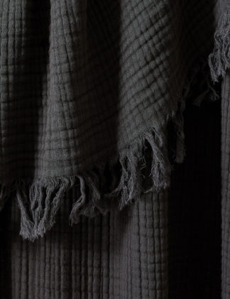 An Image of M&S X Fired Earth Paris Collection Pure Cotton Throw