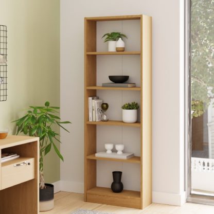 An Image of Aidan Bookcase Oak (Brown)