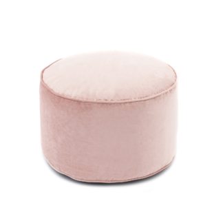 An Image of Isla Pouffe - Blush Blush