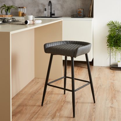 An Image of Montreal Counter Stool Brown