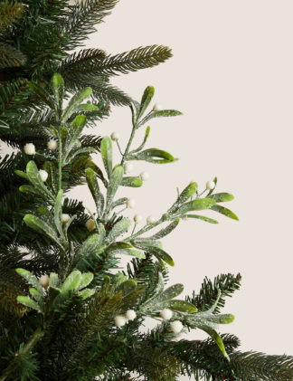 An Image of M&S 2 Pack Mistletoe Tree Decorations