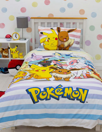 An Image of M&S Cotton Blend Pokémon™ Single Bedding Set