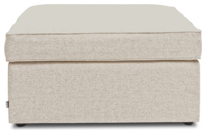 An Image of Jay-Be Fabric Footstool Sofabed - Silver