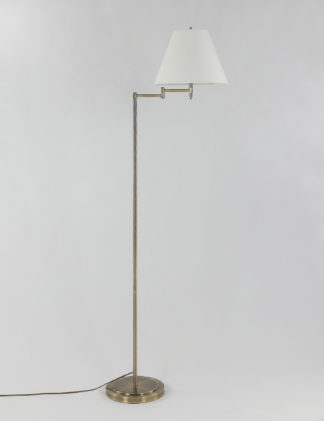 An Image of M&S Swivel Arm Floor Lamp