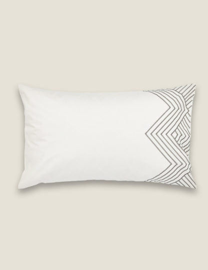 An Image of Bedeck Of Belfast Pure Cotton Sateen Kayah Pillowcase