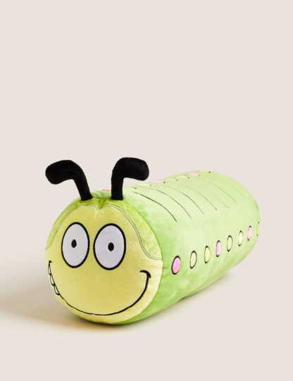 0d3740fc18afa0f61fe6ac2b34812dab901f4c5080005393d40b16c100b4f081.jpg An Image of M&S Colin the Caterpillar Bolster Cushion
