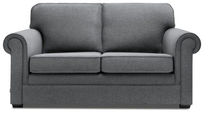 An Image of Jay-Be Classic 2 Seater Fabric Sofabed - Blue