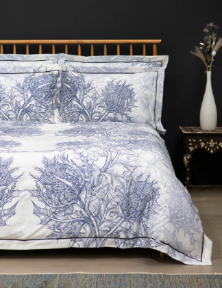 An Image of Timorous Beasties Pure Cotton Sateen Thistle Bedding Set