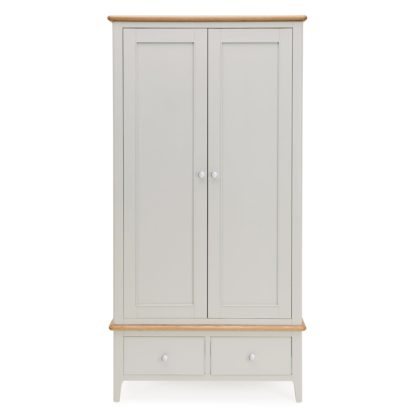 An Image of Freya Gents Wardrobe Grey and Brown